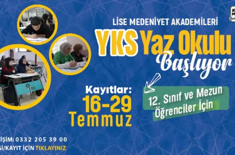Lise Medeniyet Akademilerinde YKS Yaz Okulu Kayıtları Başlıyor