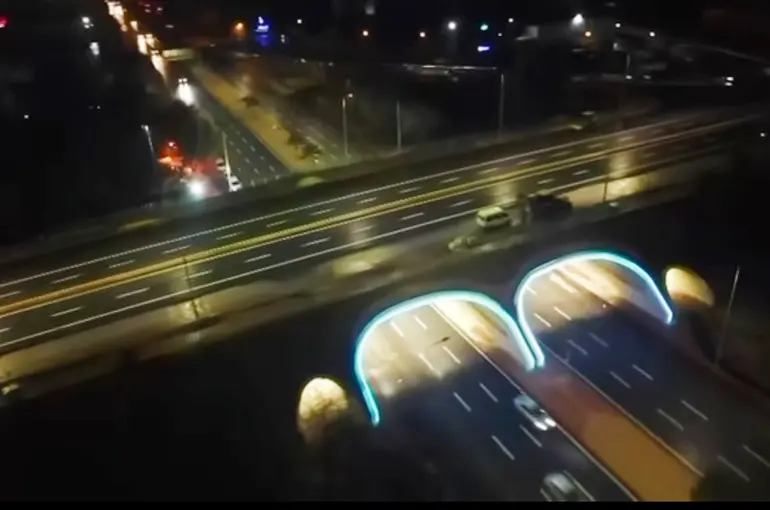 Marangozlar Köprülü Kavşağı Üst Kısmı Bu Gece Trafiğe Açılıyor