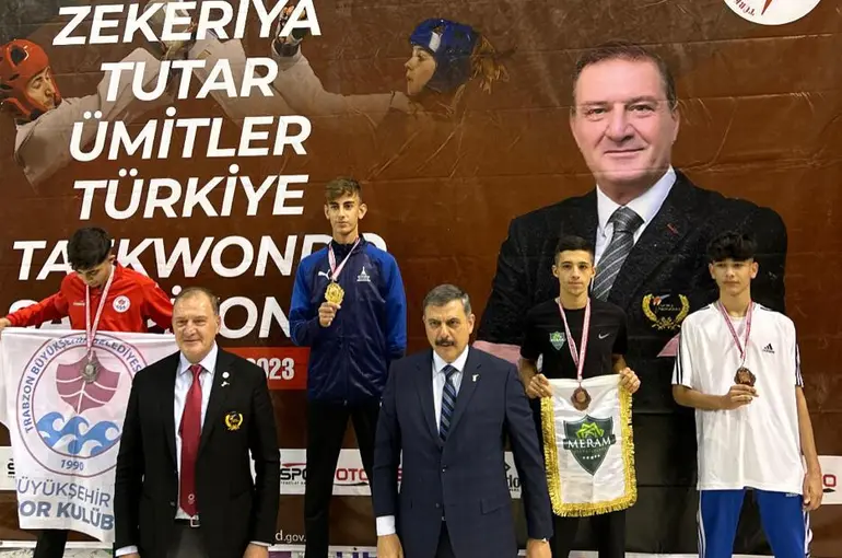 Meram Belediyesporlu Abdullah Dönmez Türkiye üçüncüsü oldu