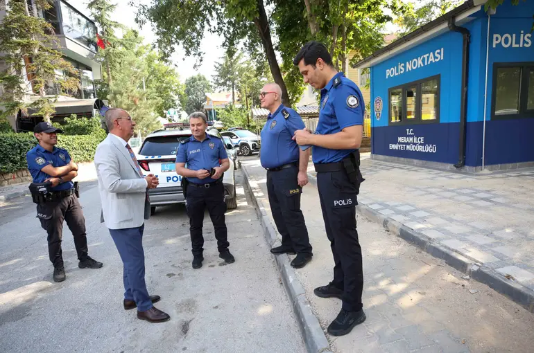 Meram’da Kafeler Sokağına Özel Polis Noktası