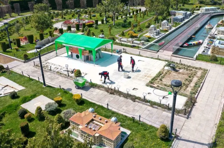 Meram’da Yeşil Alanlar Yaza Hazır