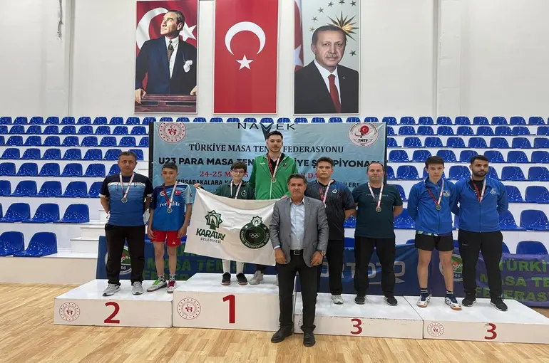 Paralimpik Masa Tenisi’nde Karatay’a Çifte Şampiyonluk!