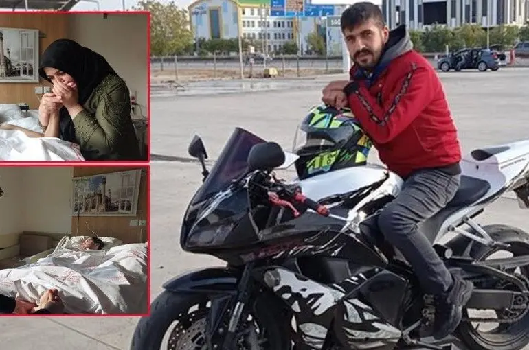 TUTKUNU OLDUĞU MOTOSİKLETİYLE KAZA YAPTI, 8 AYDIR KONYA’DA YAŞAM MÜCADELESİ VERİYOR