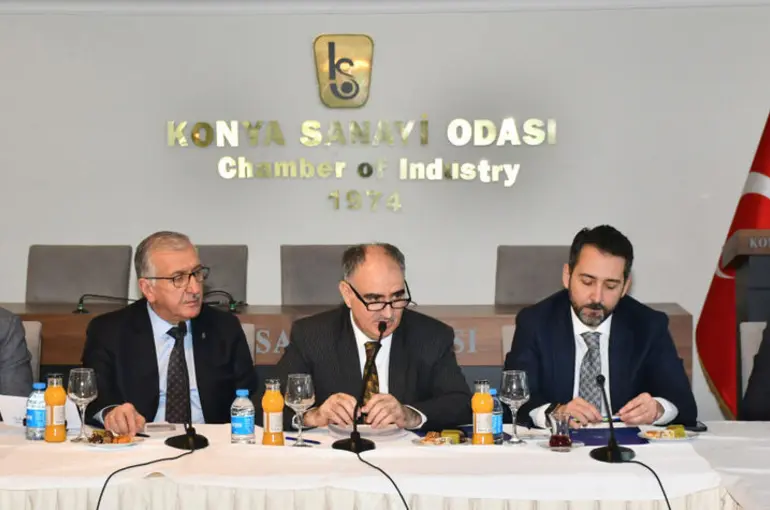 Vali Özkan, Konya Sanayi Odası’nda sanayicilerin taleplerini dinledi 