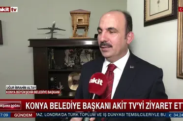 Konya Büyükşehir Belediye Başkanı Akit TV'Yİ ziyaret etti