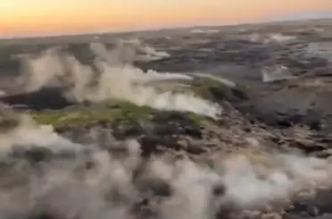 Konya'nın Ereğli İlçesinde Topraklar Yanıyor
